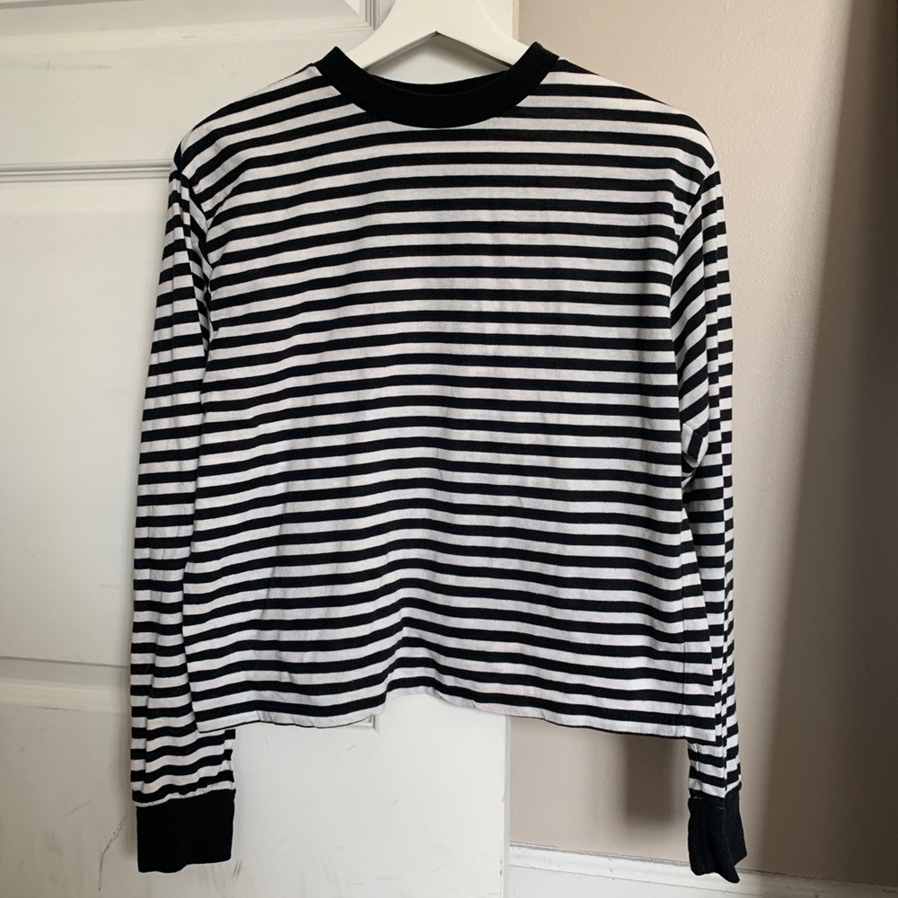 ❤️Brandy Melville❤️Long-sleeve striped T-shirt